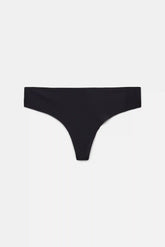 Black Sport Thong