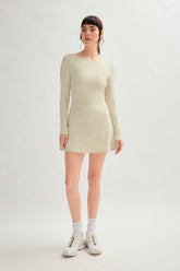 Marble Ava Long Sleeve Mini Dress
