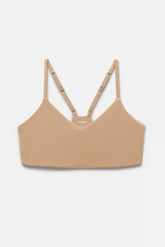 Suede V Neck Bralette