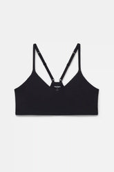 Black V Neck Bralette
