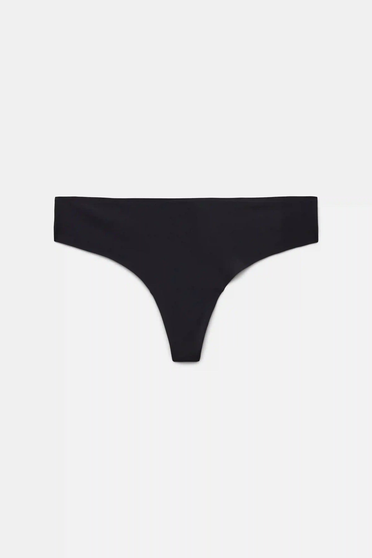Black Sport Thong