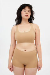 Suede Boy Short