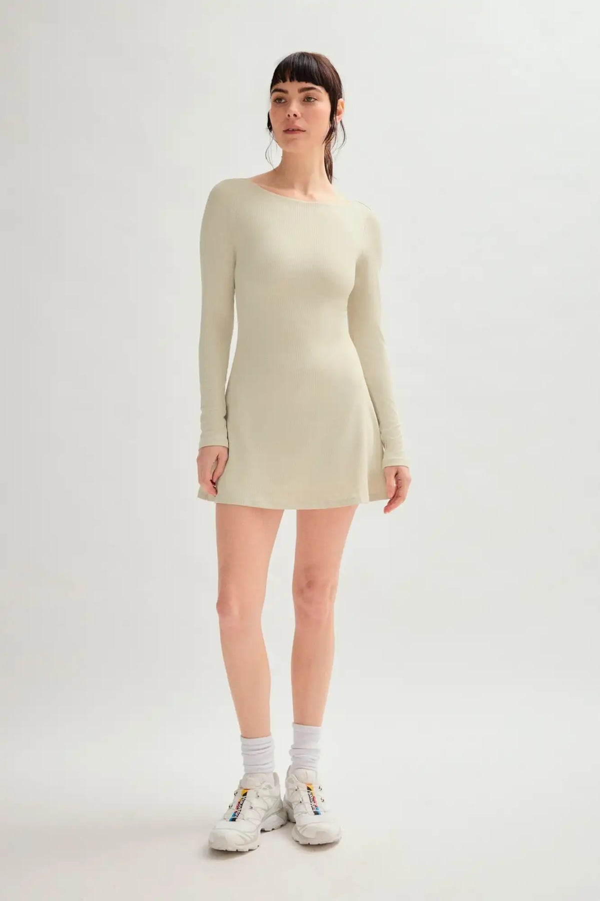 Marble Ava Long Sleeve Mini Dress