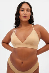Suede Triangle Bralette