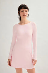 Gumdrop Ava Long Sleeve Mini Dress